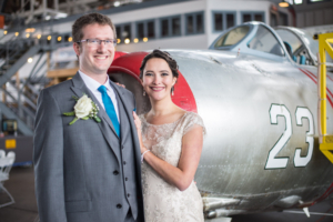 NJ Wedding Photographer - Charlotte and Conor's Wedding at the Naval Air Station Wildwood Aviation Museum