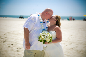 NJ Wedding Photographer - Danielle and Pat's Wedding at Cape May beach