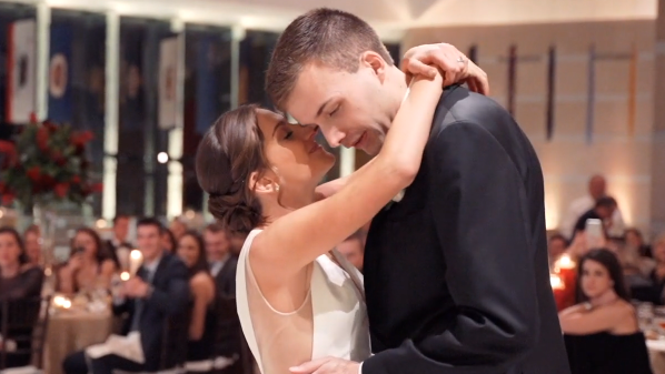 Allison and Peter's Wedding Videography at the National Constitution Center