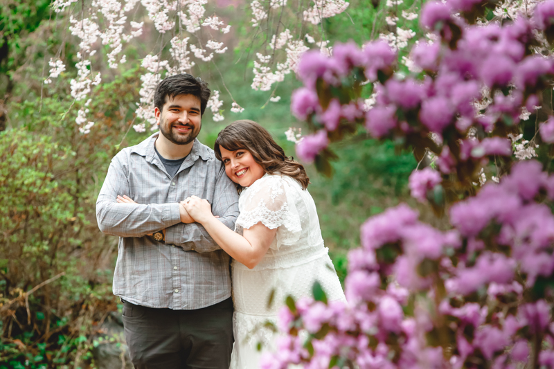 Garden Engagement Photos