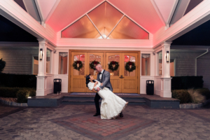Dramatic dip at romantic wedding venues NJ