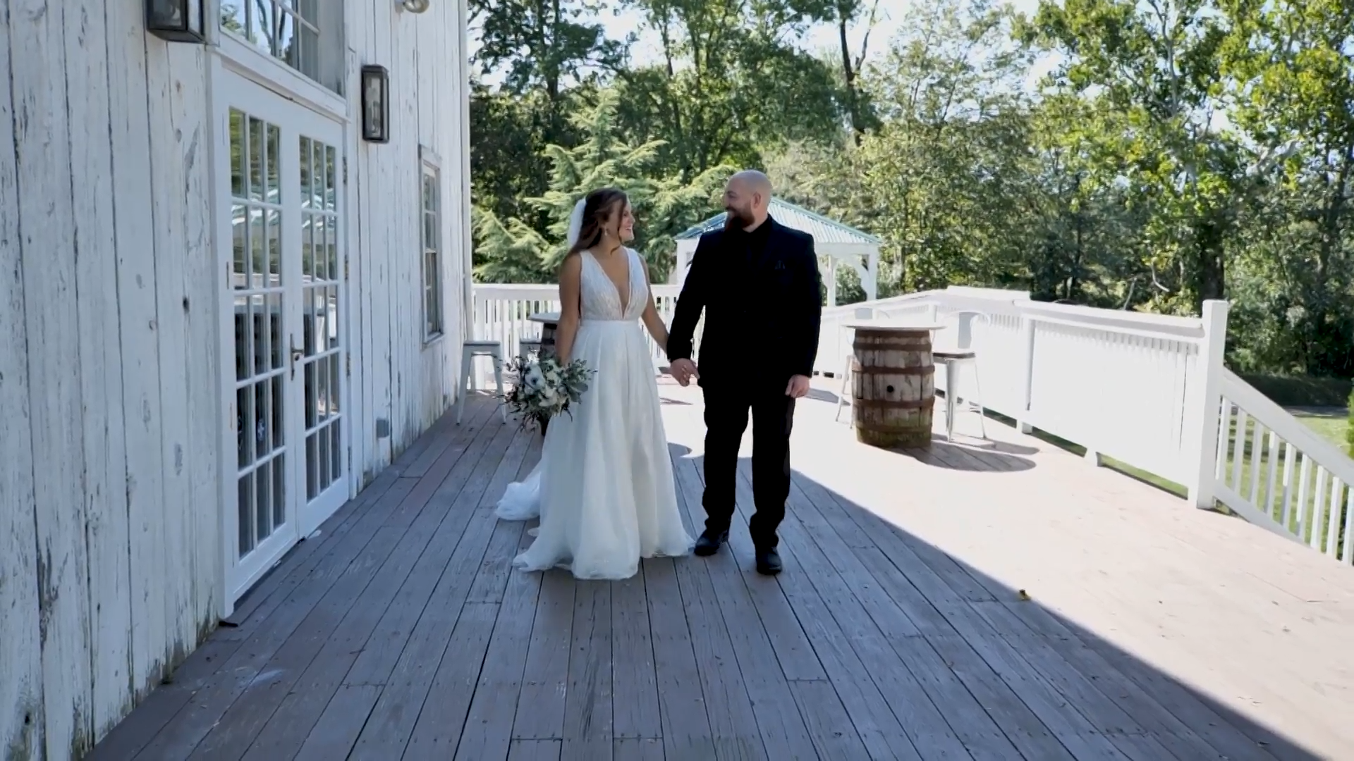Jaclyn and Chad's Wedding Videography at The Barn at Boones Dam