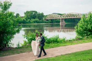 Marena and Aaron's Wedding Photography at The Banks: A Waterfront Venue