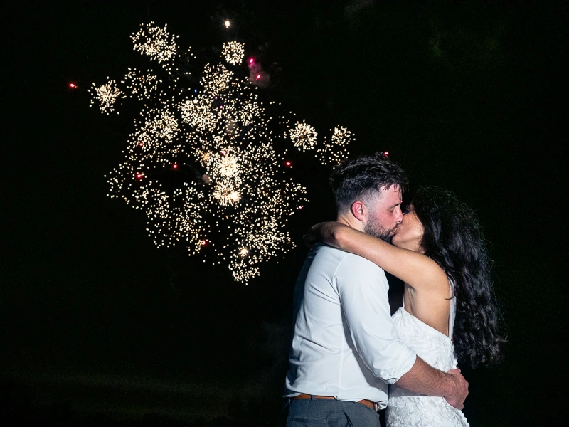 Fireworks and Forever: A Grand Finale - Penn Oaks Golf Club Wedding Photos