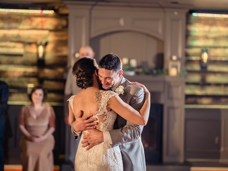First dance 618 Restaurant wedding photos
