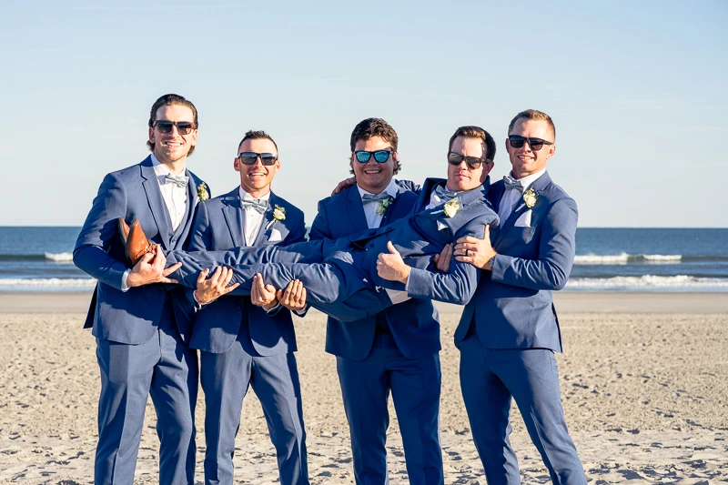 Groomsmen on the Beach