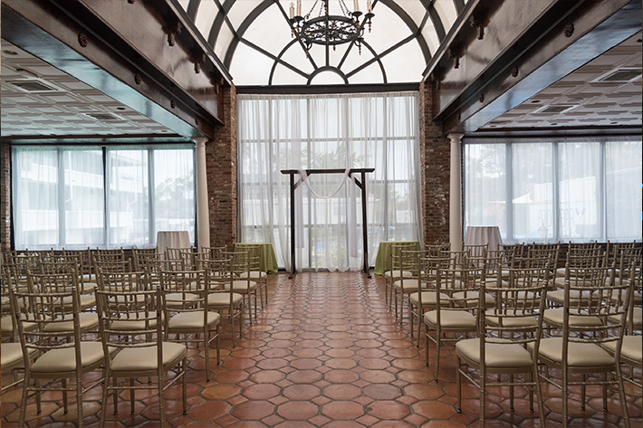Ceremony room at The Shore Club Wedding Photos and Videos