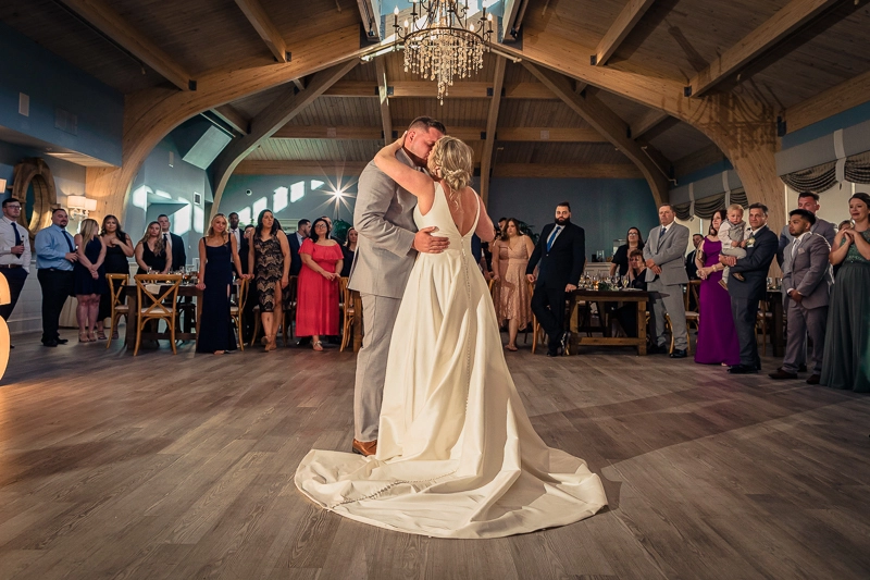 Newlyweds dancing at Hotel LBI wedding photos