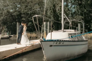 Kathleen and Kevin's Wedding Photography at Camp Letts in Edgewater, MD