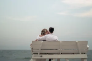 Kinsey and Colin's Wedding Photography at Cape May Beach in Cape May, NJ