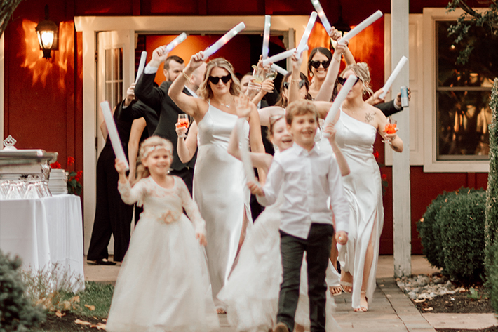 bride groom dancing night