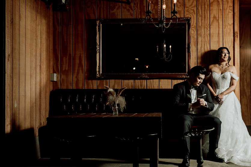 Dark and Moody wedding photos and videos