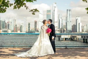 Elizabeth and Cosmin's Wedding Photography at Chart House in Weehawken, NJ