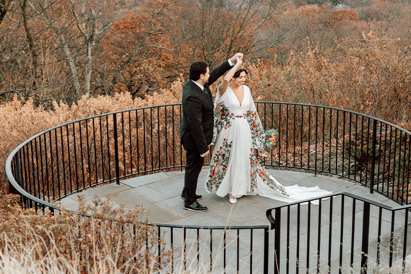 Fall wedding photos and videos