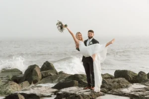 Casey and Ryan's Wedding Photography at Cape May Convention Hall in Cape May, NJ