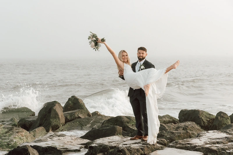 Casey and Ryan's Wedding Photography at Cape May Convention Hall in Cape May, NJ