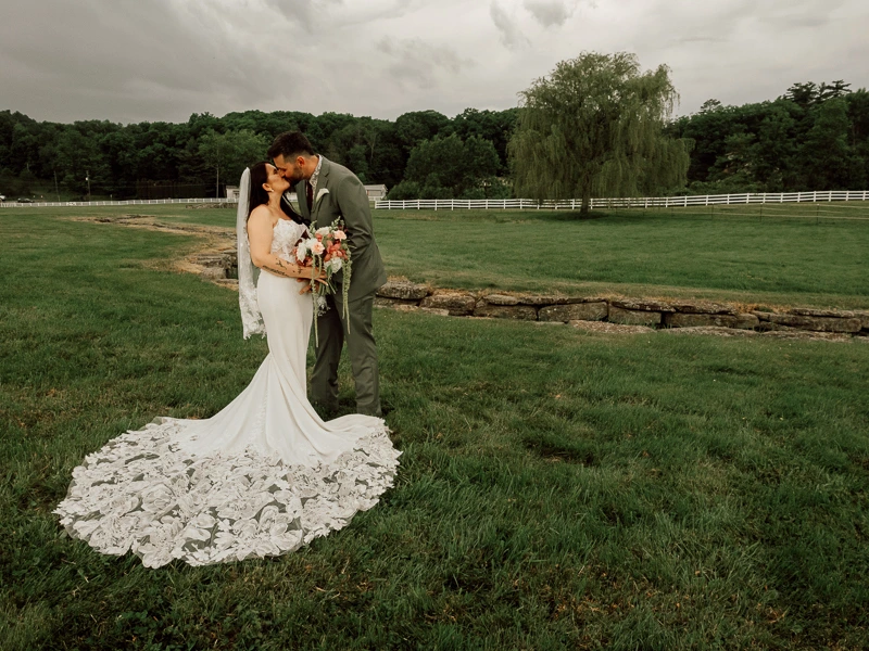 Marissa and George's Wedding Photography at Friedman Farms in Dallas, PA
