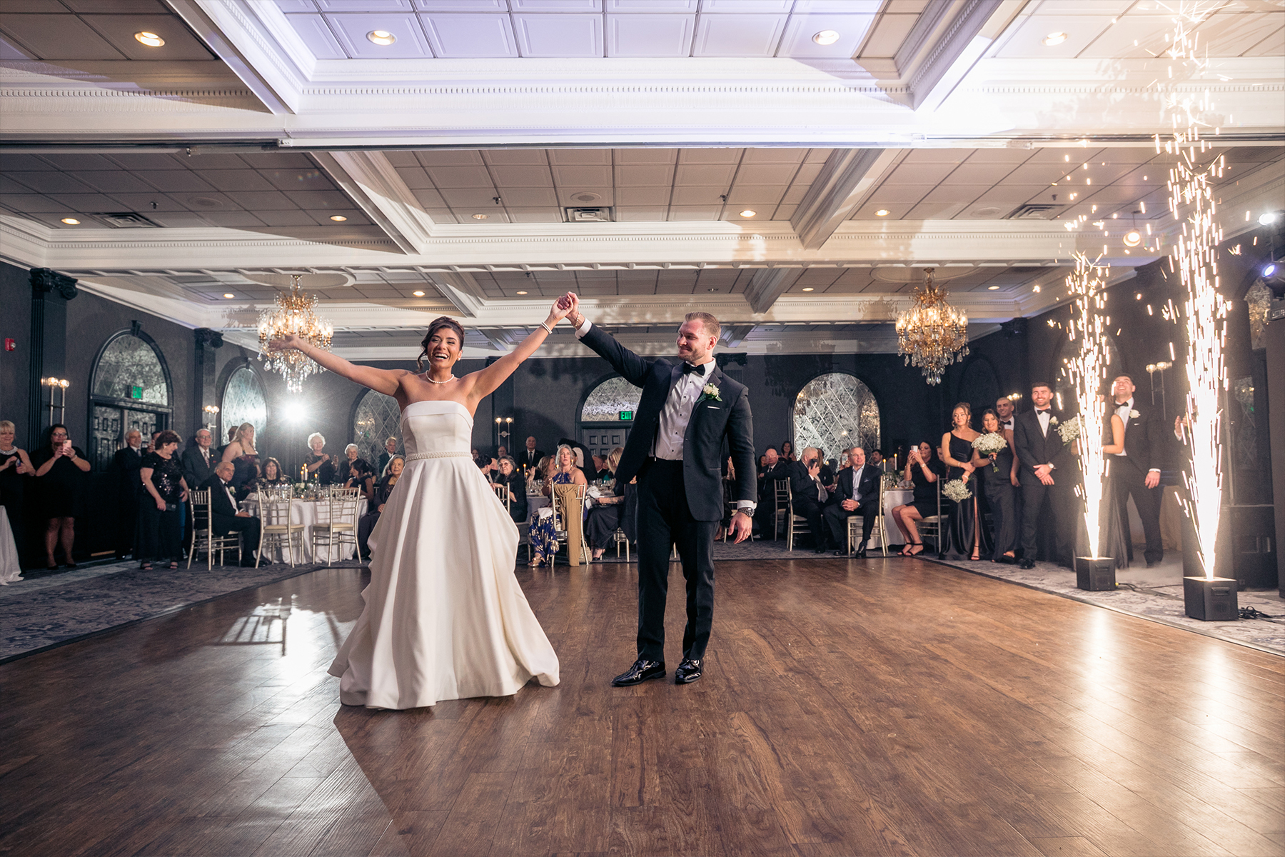 elevate your venue dark and moody wedding photos