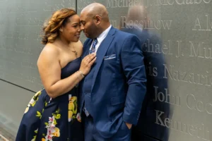 Kahlilah and Jamal's Liberty State Park and Hoboken Engagement Session