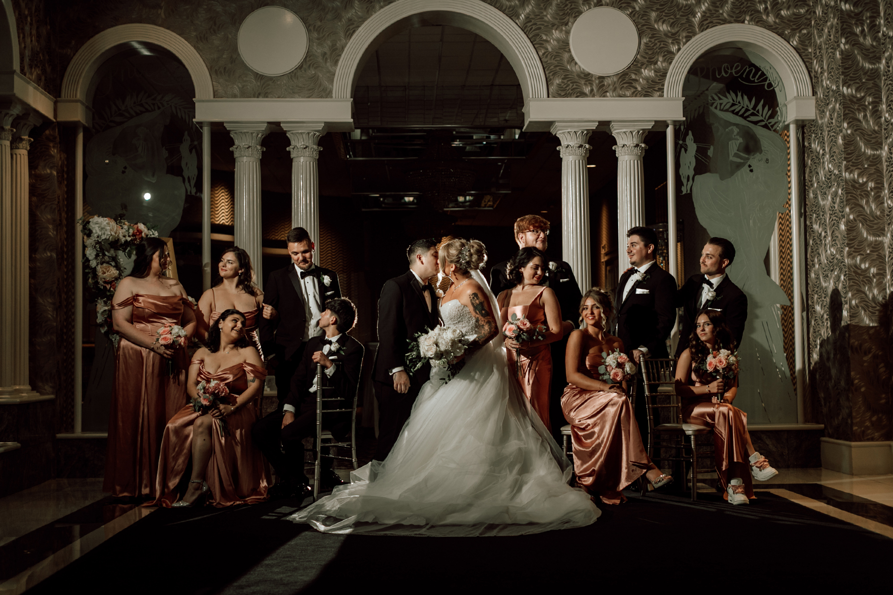 creative and dramatic wedding photos 2